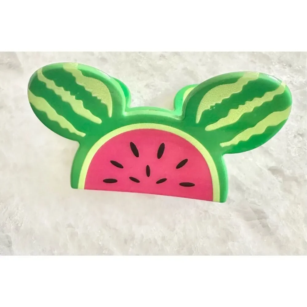 Disney Mickey Mouse hot pink and green watermelon hair claw
